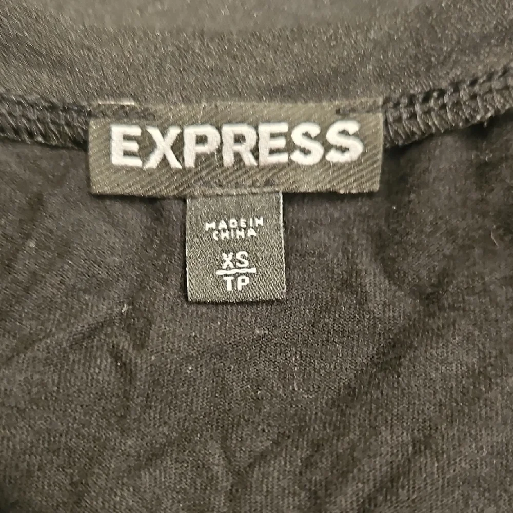 Express Black Sequin Embellished Tank Top XS